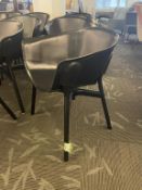 (4qty) HEM Pocket Arm Chair, Black/Black