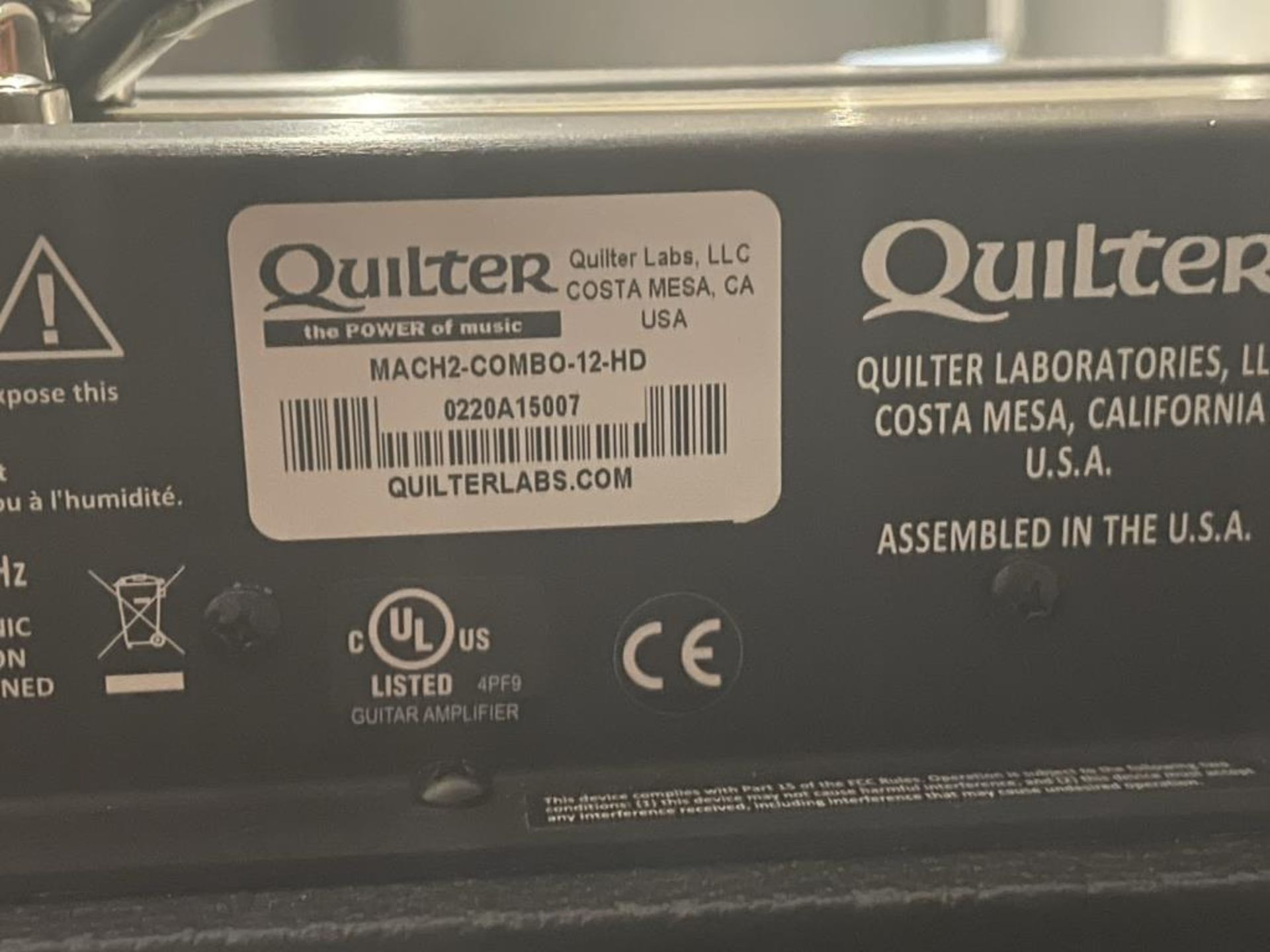 Quilter MicroPro Mach 2 Combo Amp - Image 4 of 5