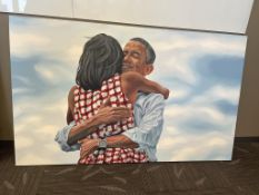 Debbie Faas Oil on Canvas "Four More Years"