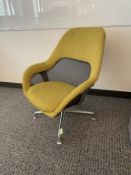 Coalesse SW_1 Lounge Mid Back Chair's, Yellow