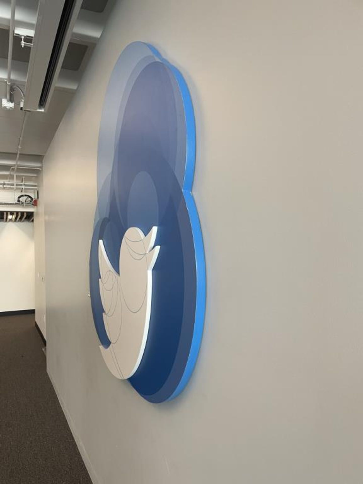 Twitter Bird Wall Mounted Sign - Image 3 of 4