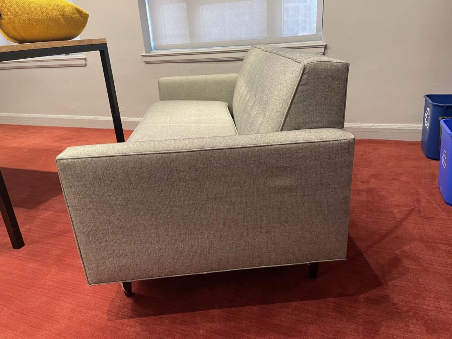 DWR Bantam Sofa Grey Fabric 73"L - Image 4 of 6