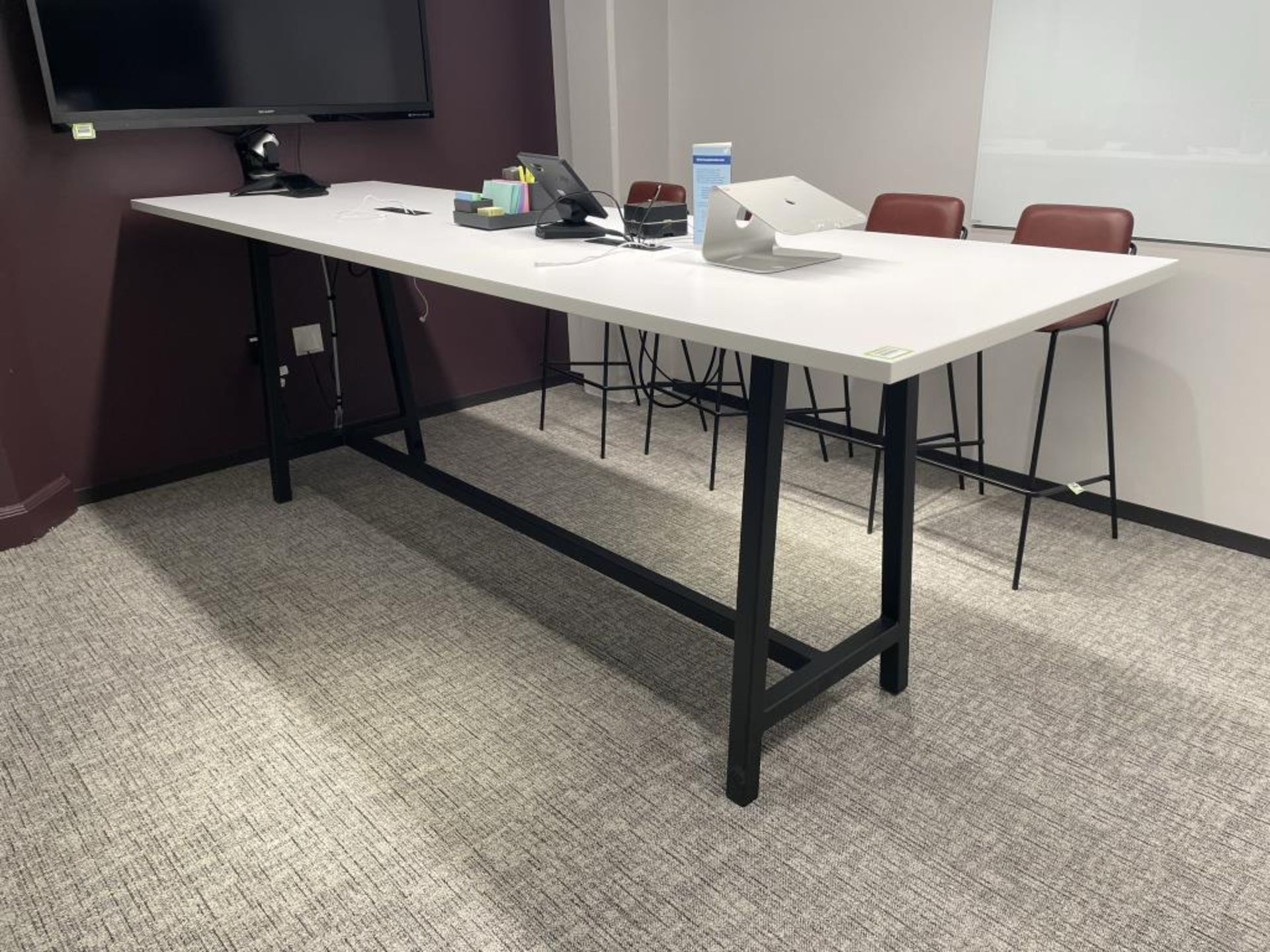 A-Frame Conference Table Powered-In 120"x36"x41"
