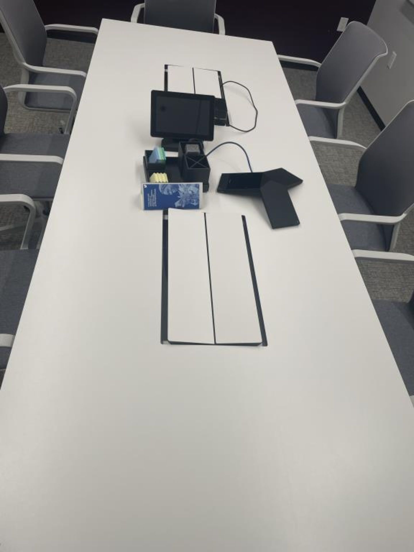 Conference Room Desk & Chairs - Image 8 of 8