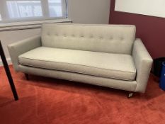 DWR Bantam Sofa Grey Fabric 73"L