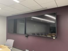 Video Conferencing System (2) 80" TV's