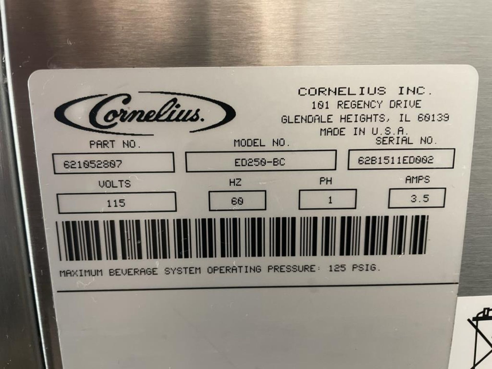 Twitter Bird Cornelius ED-250-BC Ice Drink Dispenser - Image 3 of 7