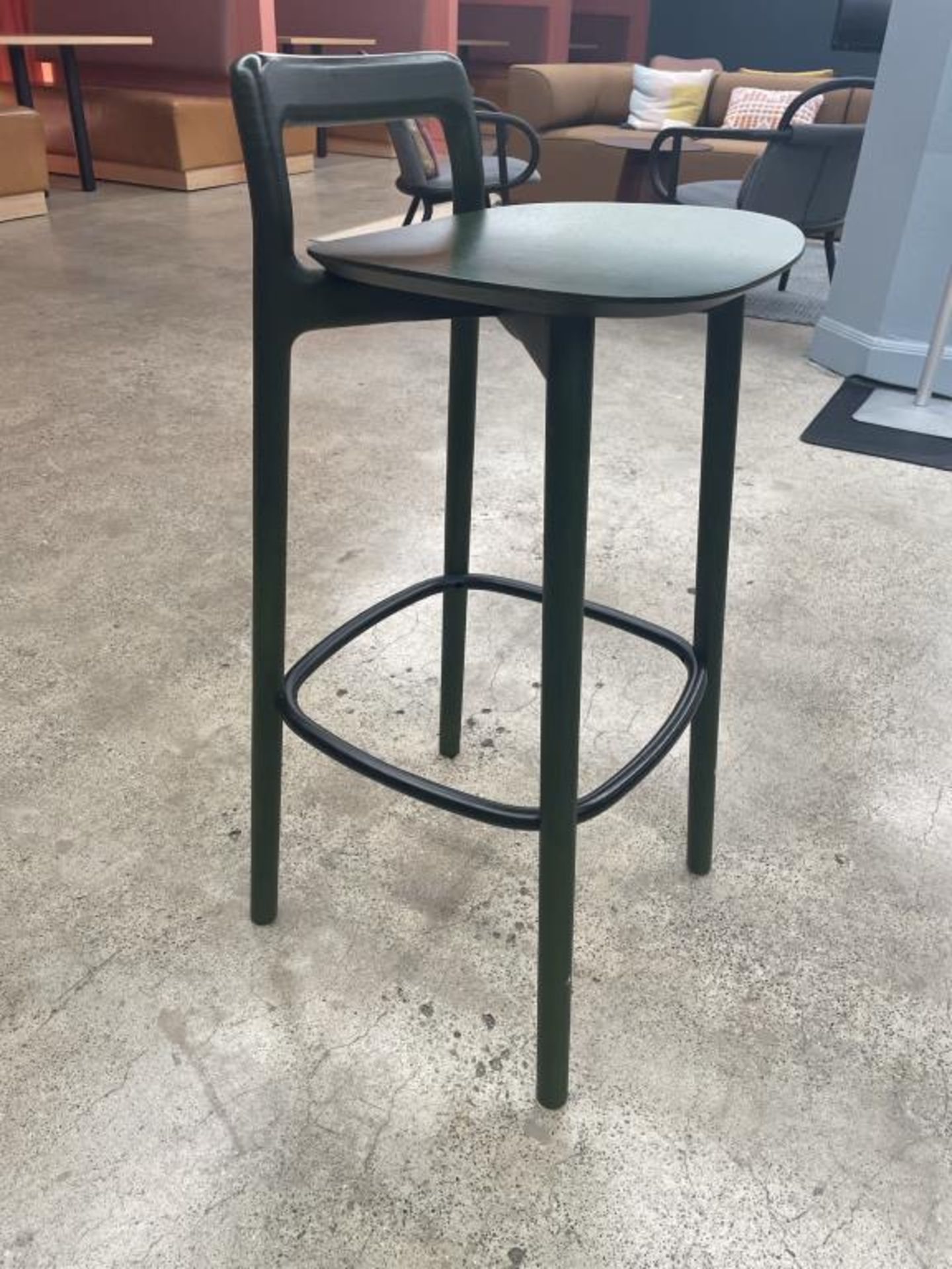 (8qty) Mattiazzi Branca Stools In Green - Image 4 of 8