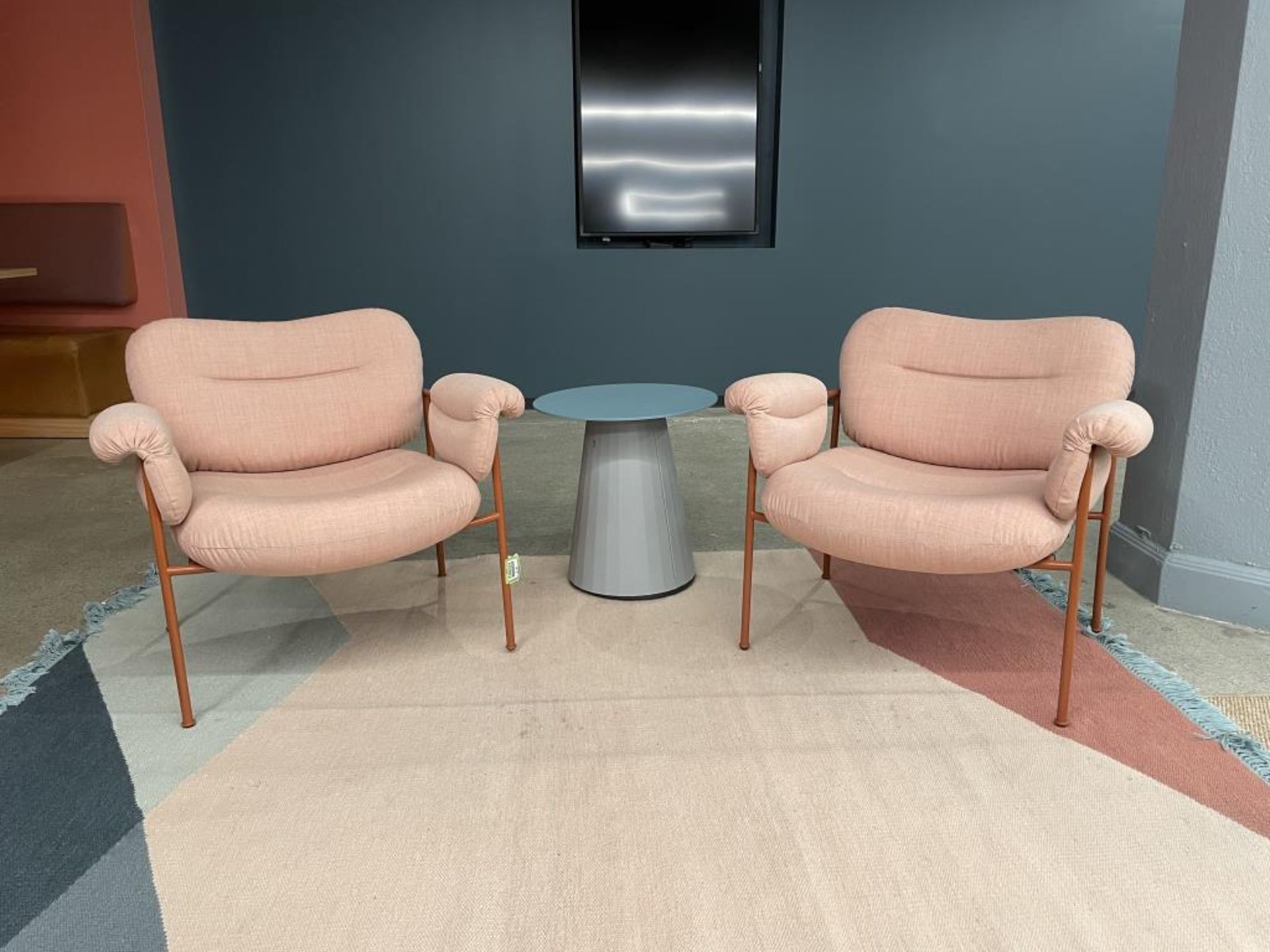 (2qty) DWR Andreas Engesvik's Bolo Lounge Chair's