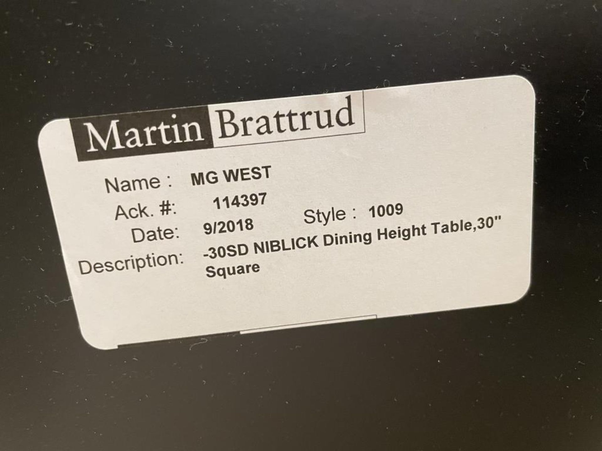 (8qty) Martin Brattrud Medinah Tables - Image 7 of 7