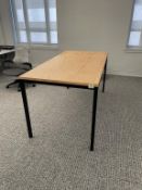 (2qty) OHIO Design Rectangle Table 72