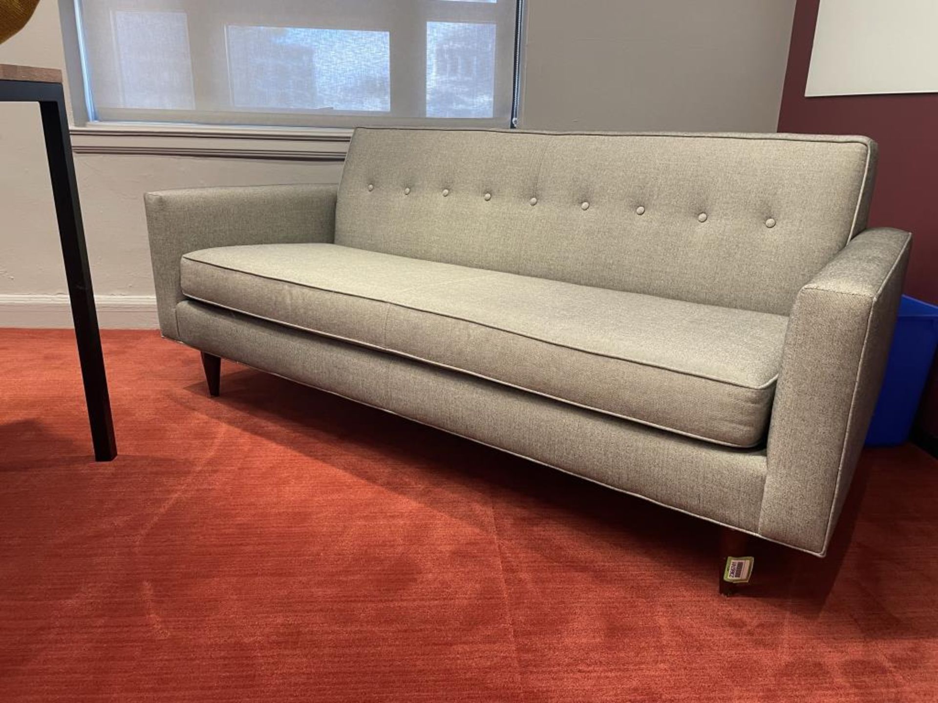 DWR Bantam Sofa Grey Fabric 73"L - Image 2 of 6