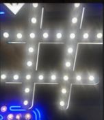 "#" Hashtag Marquee Light Sign