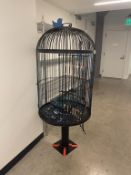 Bird Cage with Welded Twitter Bird