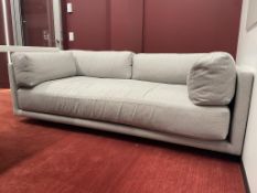 Blue Dot Design Sunday Sofa, Agnew Grey 82"