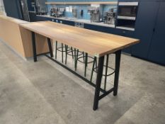 OHIO Design Bar Height Table 108"L x 36"D