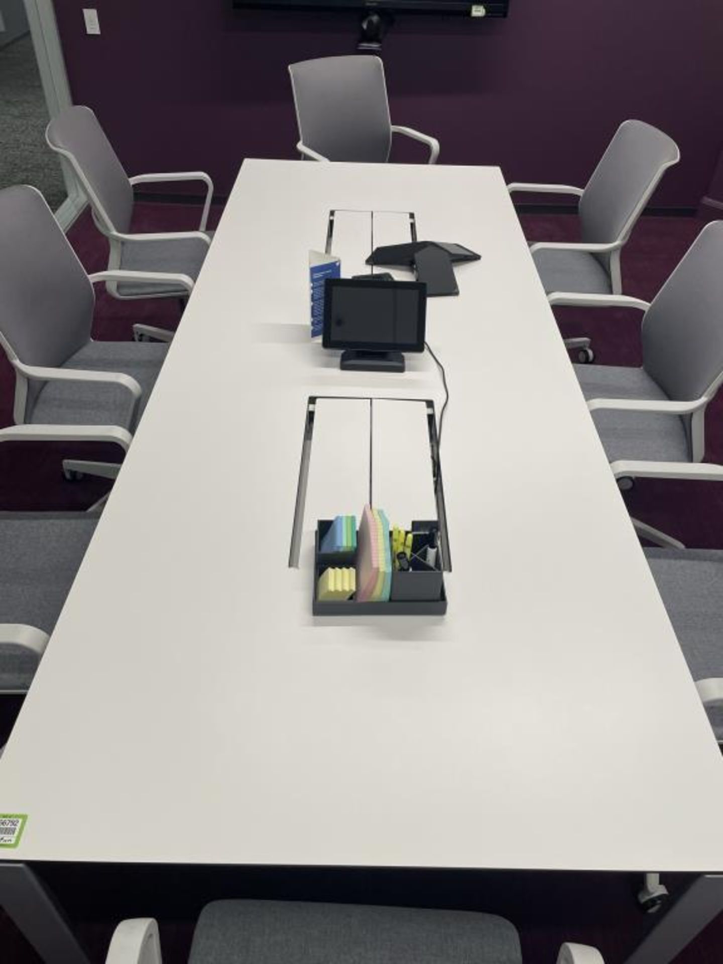 Conference Room Desk & Chairs - Image 2 of 7