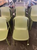 (5qty) Blu Dot Decade Chair's, Olive