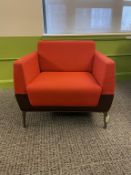 Coalesse Visalia Lounge Chair, Two Tone