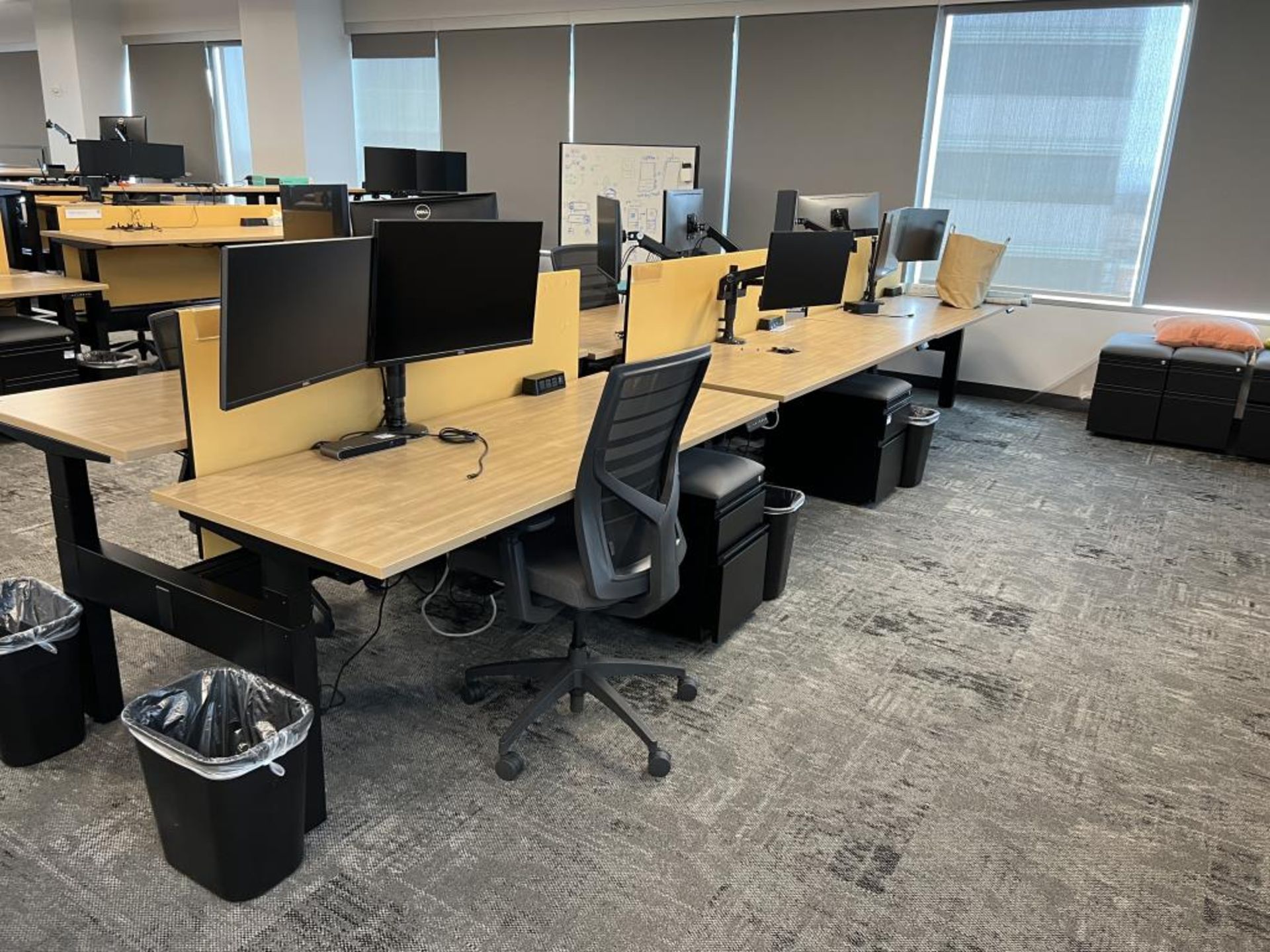 AMQ Open Plan Bench Workstations - Image 2 of 17