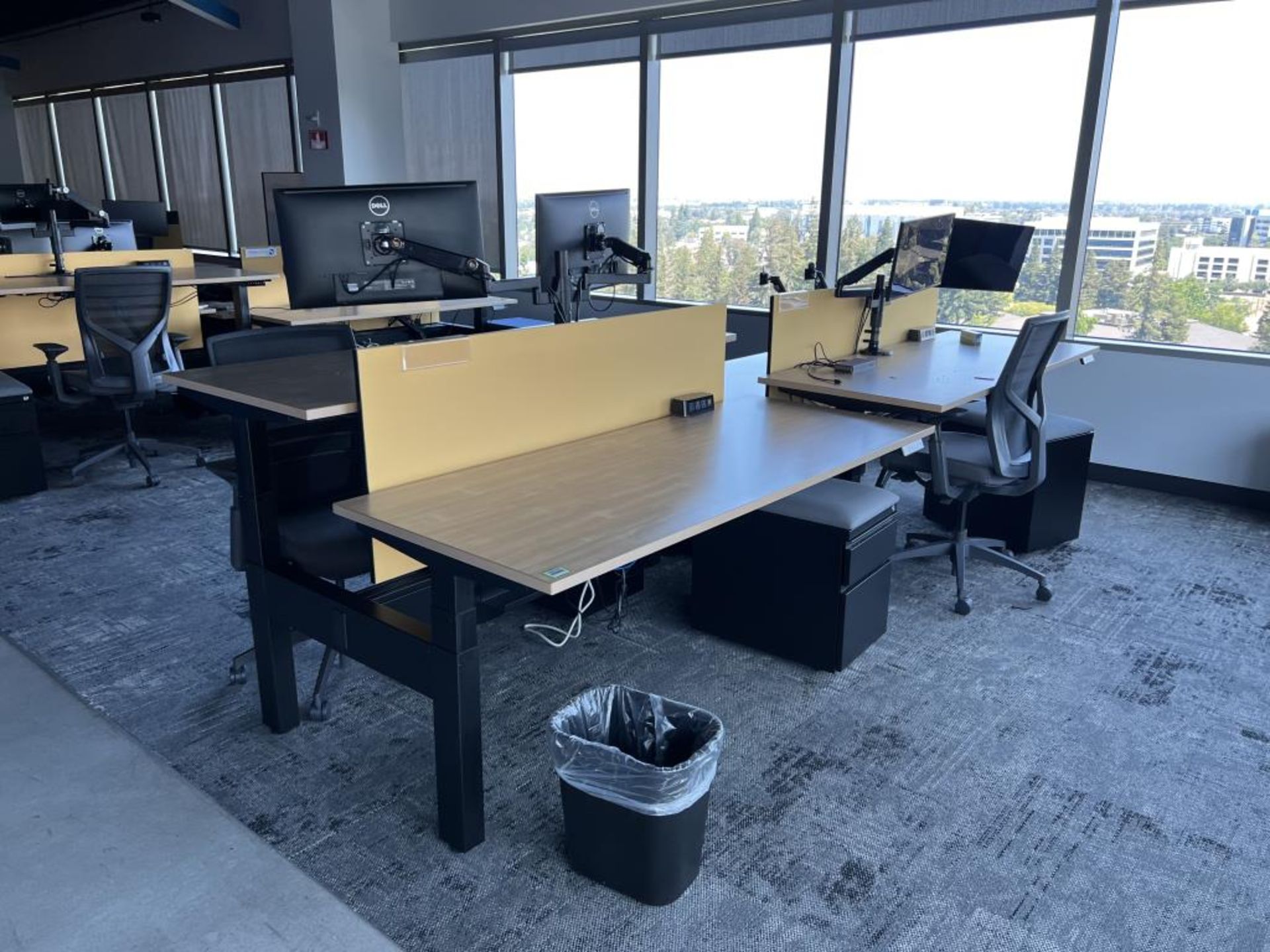 AMQ Open Plan Bench Workstations - Image 2 of 10