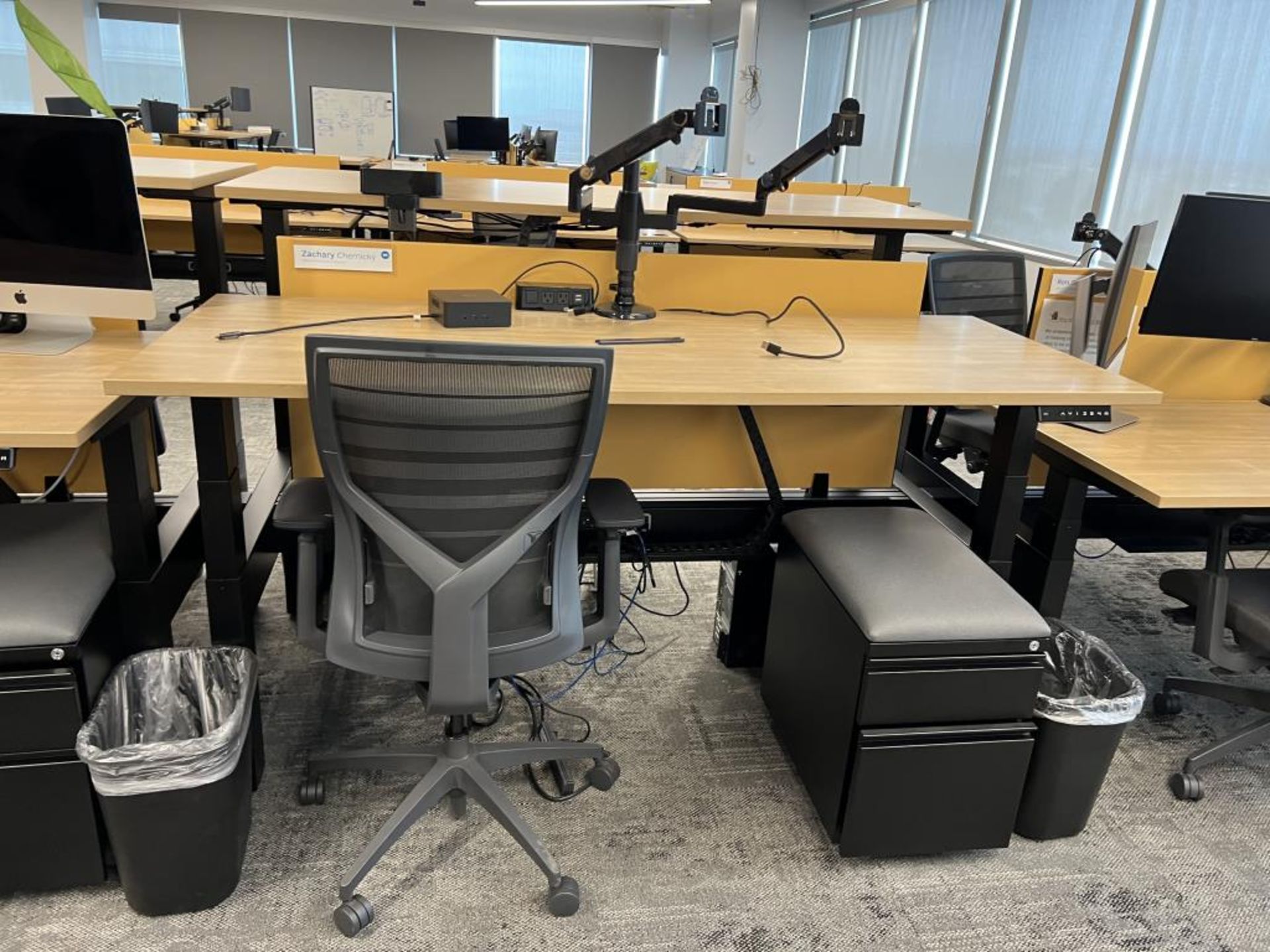 AMQ Open Plan Bench Workstations - Image 3 of 10