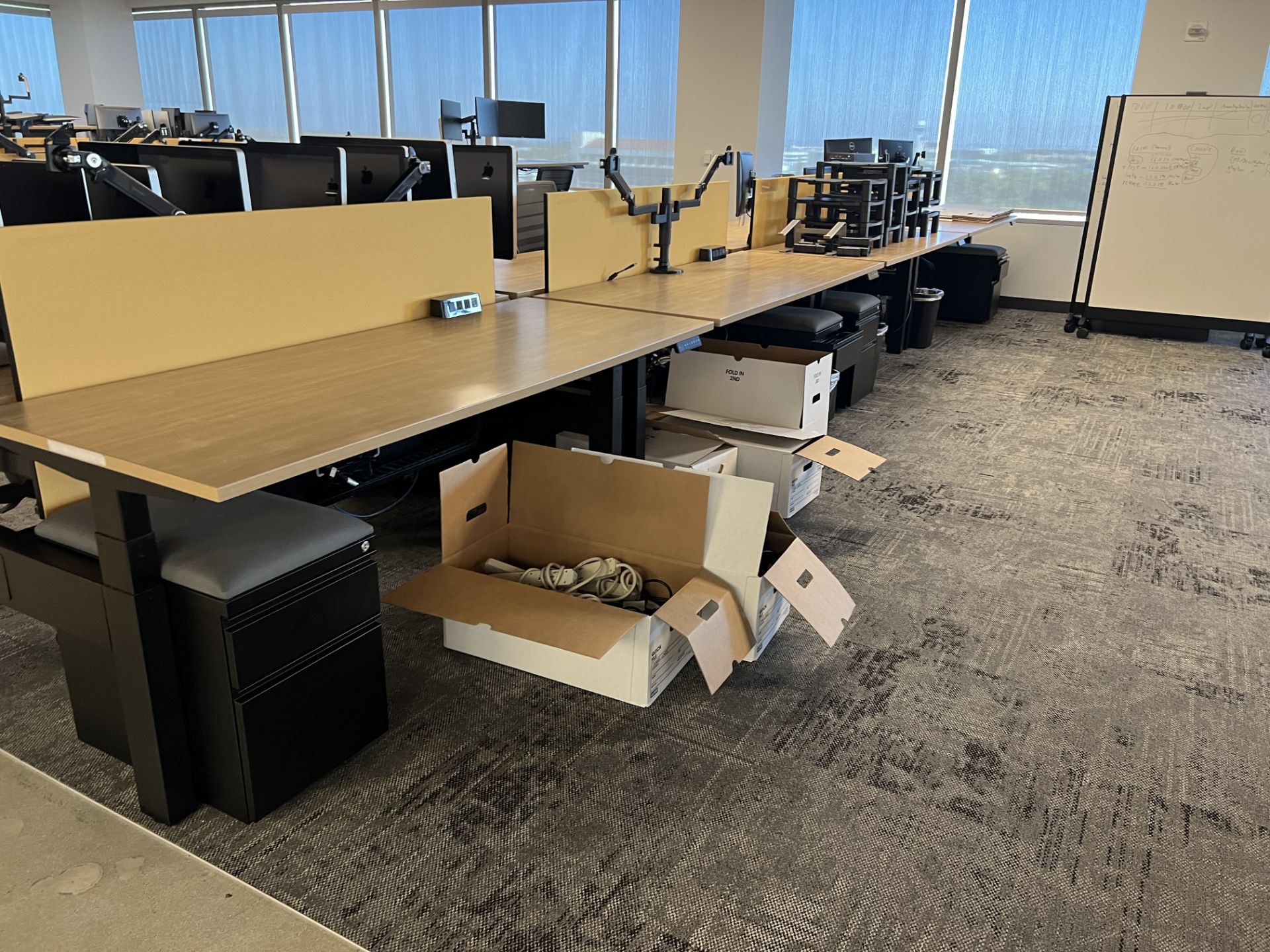 AMQ Open Plan Bench Workstations - Image 6 of 8