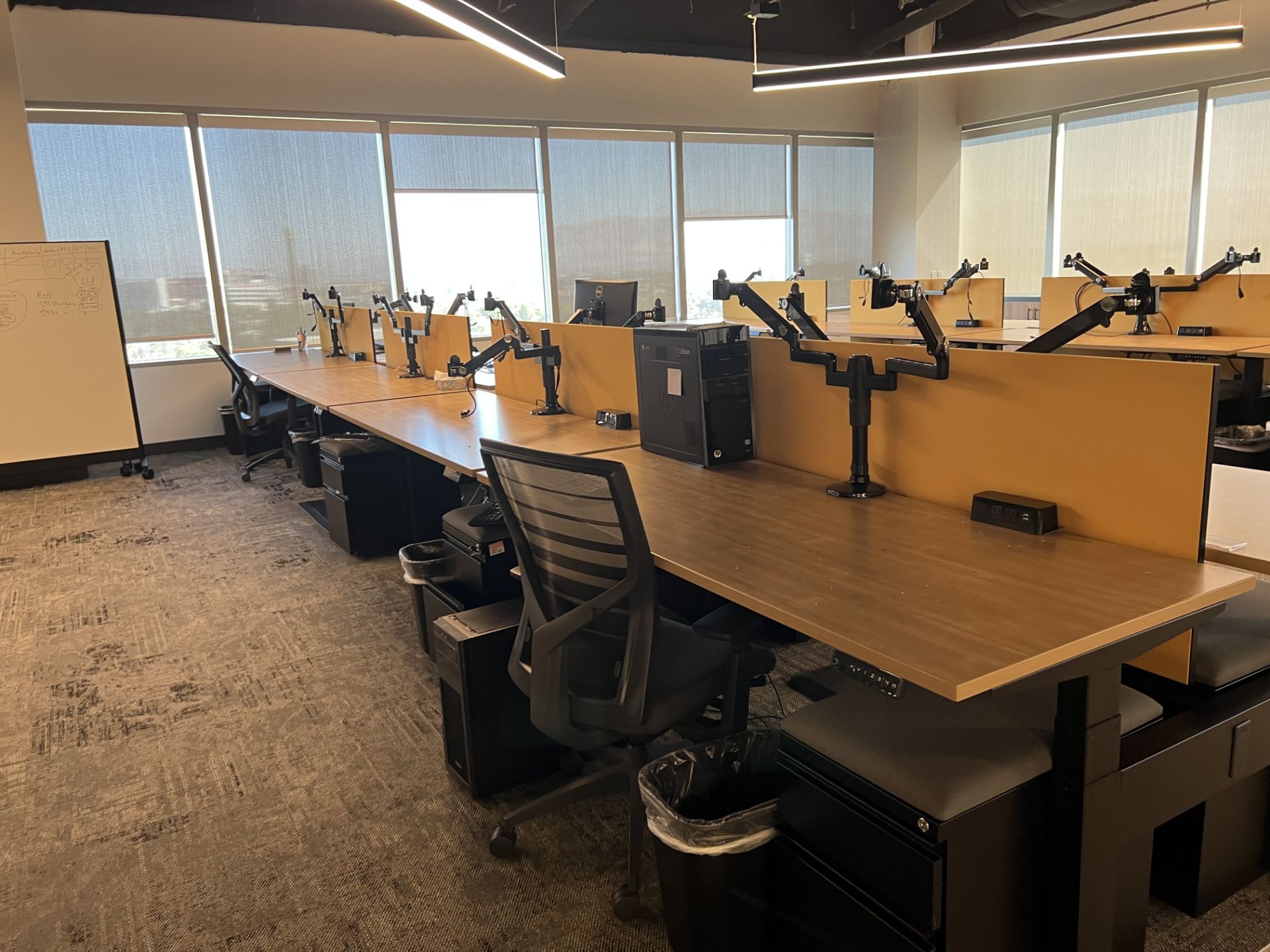 AMQ Open Plan Bench Workstations - Image 5 of 8