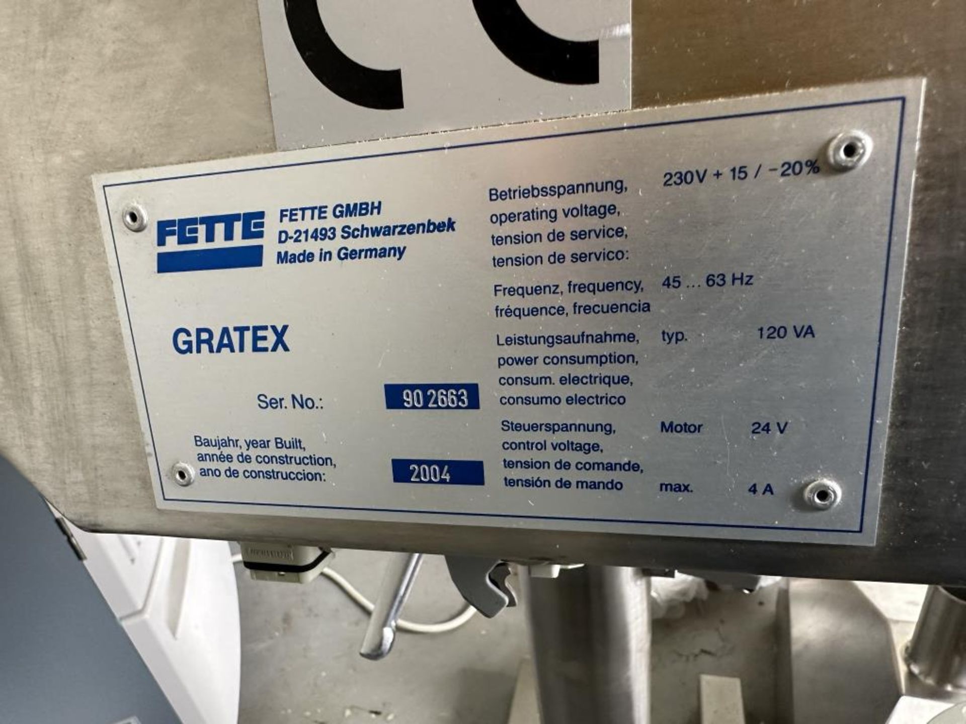 Fette GrateX Tablet Deduster - Image 5 of 5