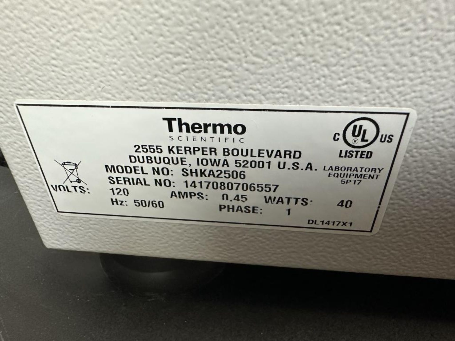 Thermo SHKA2506 Reciprocating Shaker - Image 5 of 6