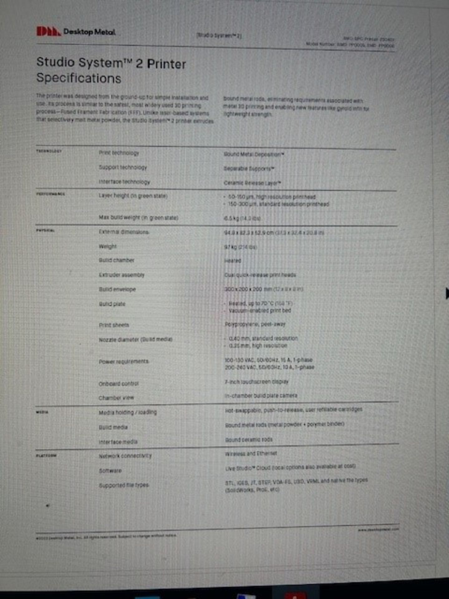 Desktop Metal Studio System with (2) Debinders (New) - Image 14 of 14