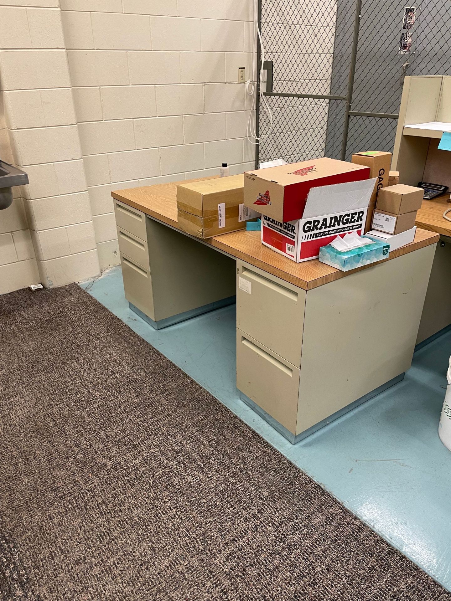 Desk and Credenza - Image 2 of 2