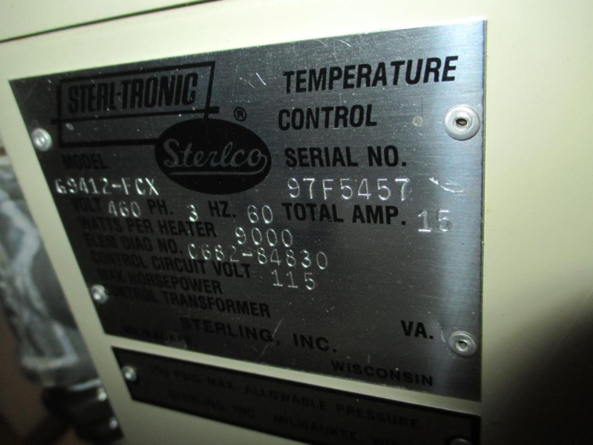 Sterlco Temp Controller - Image 3 of 3