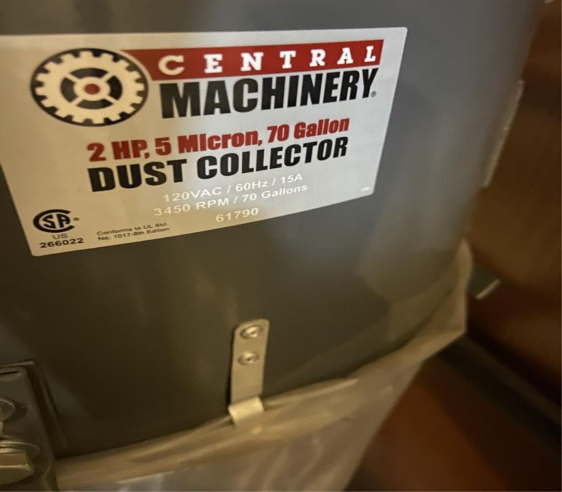 Central Machinery Dust Collector - New - Image 2 of 2