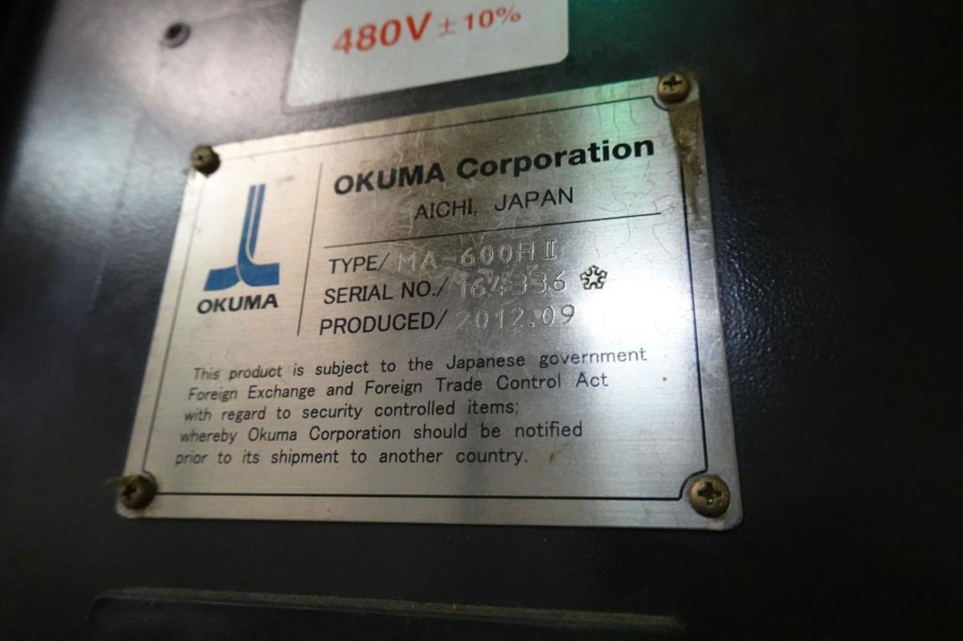Okuma MA600 4 Axis Horizontal Machining Center - Image 19 of 20