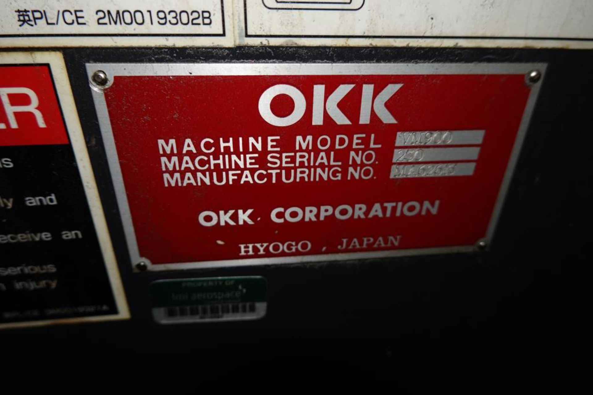 OKK VM 900 Vertical Machining Center - Image 20 of 20