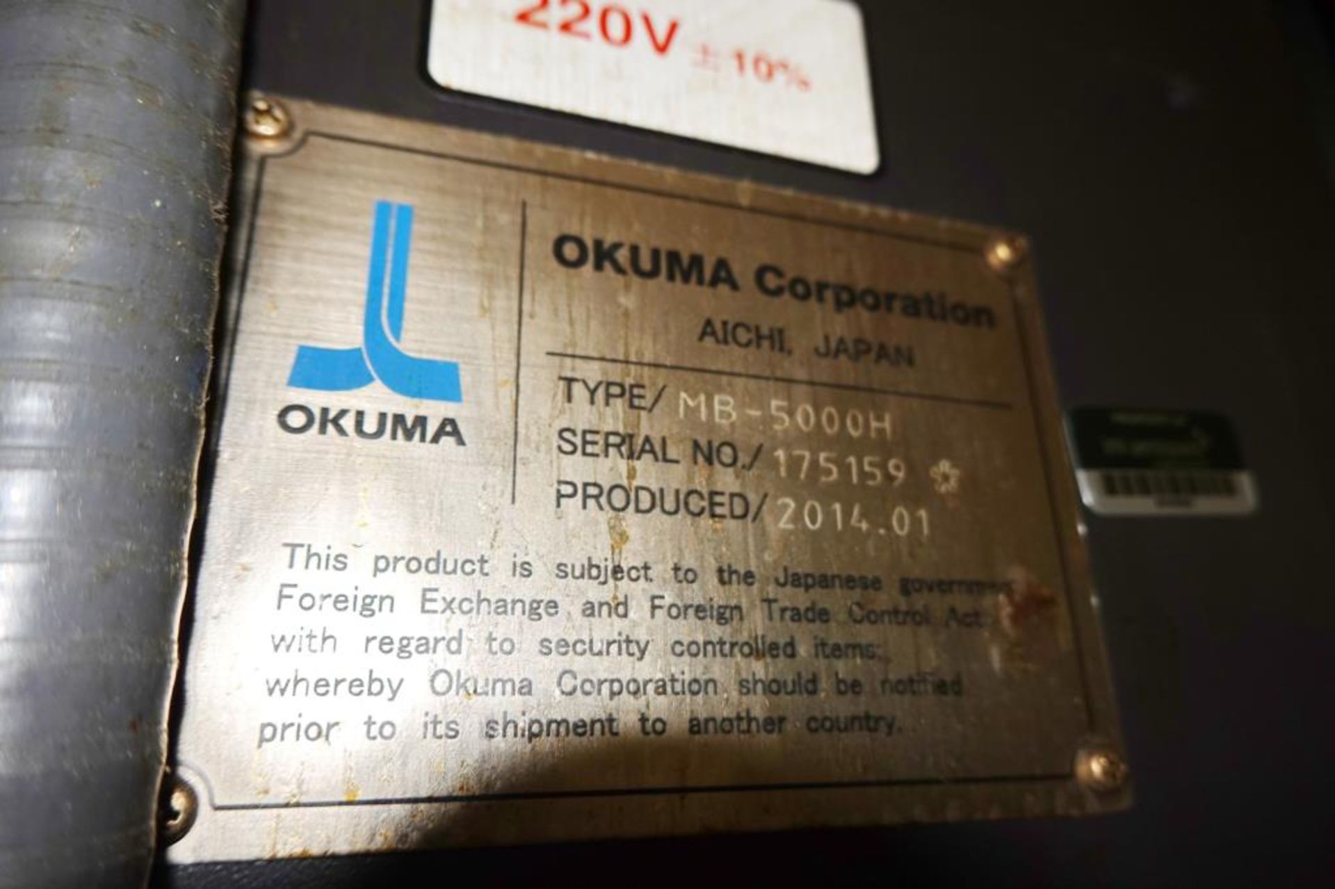 Okuma MB5000 4 Axis Horizontal Machining Center - Image 21 of 23