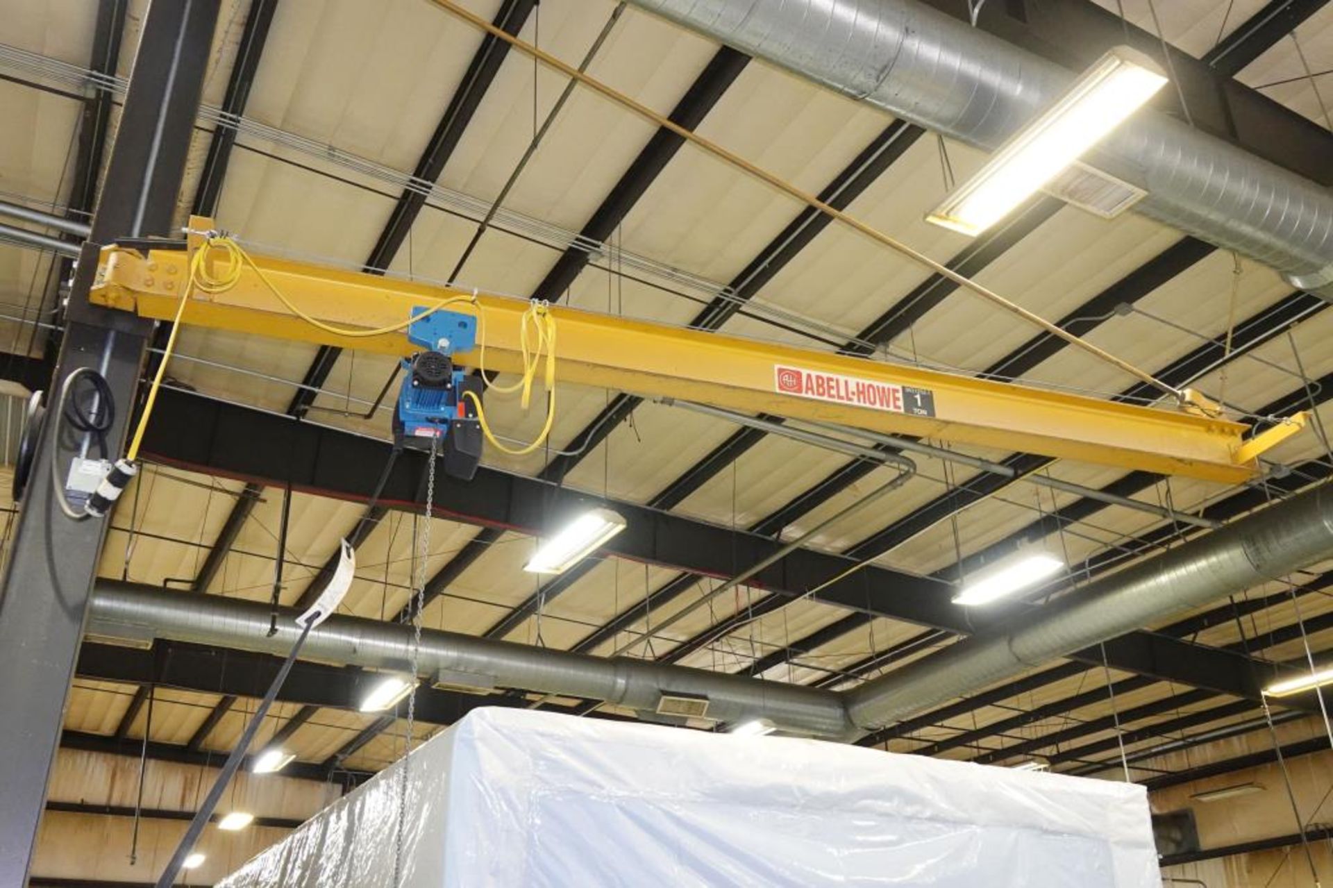 Abell-Howe 12' ft. Reach Column Mounted Jib Crane