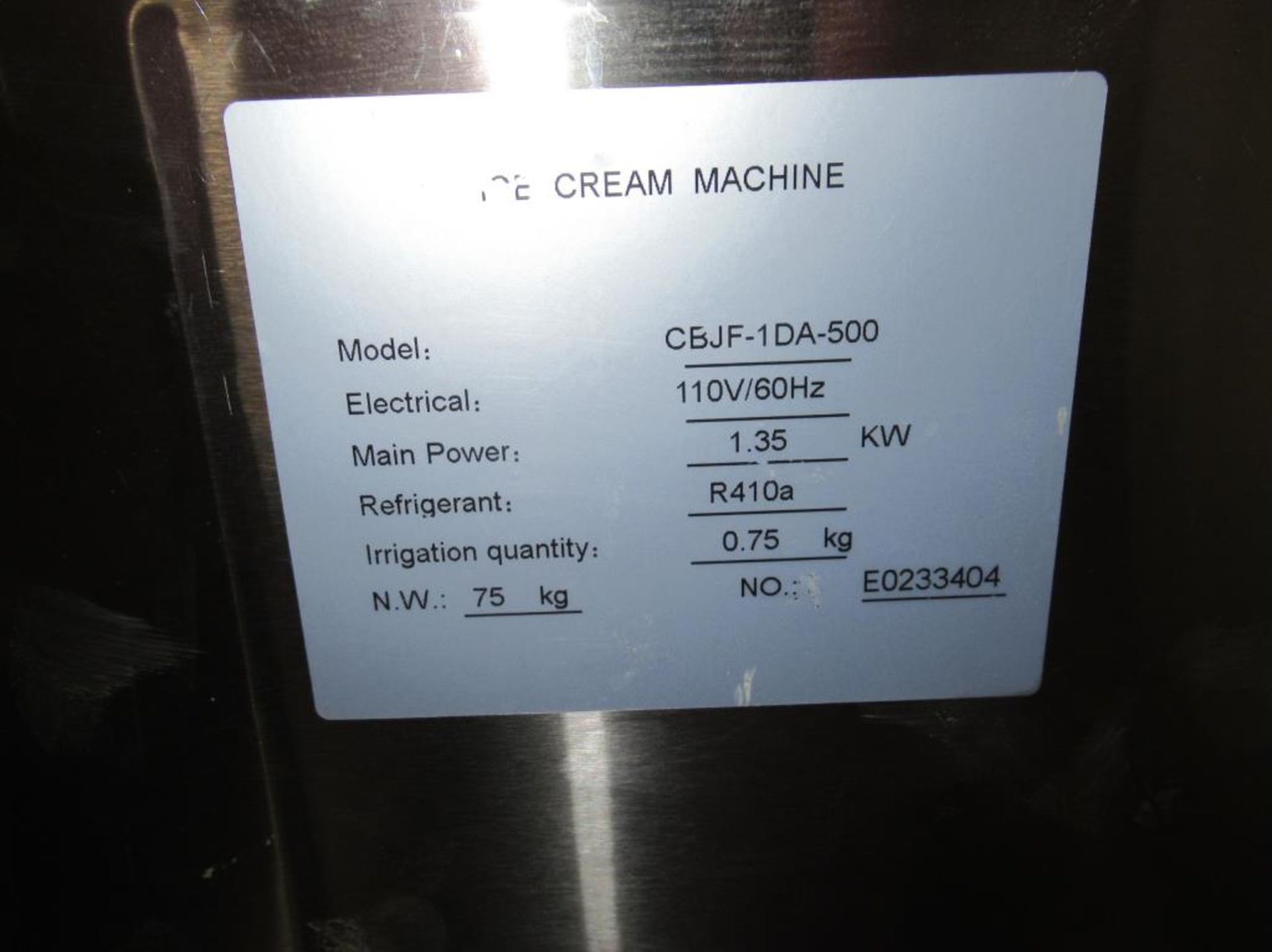 Vevor Ice Cream Machine - Image 2 of 4