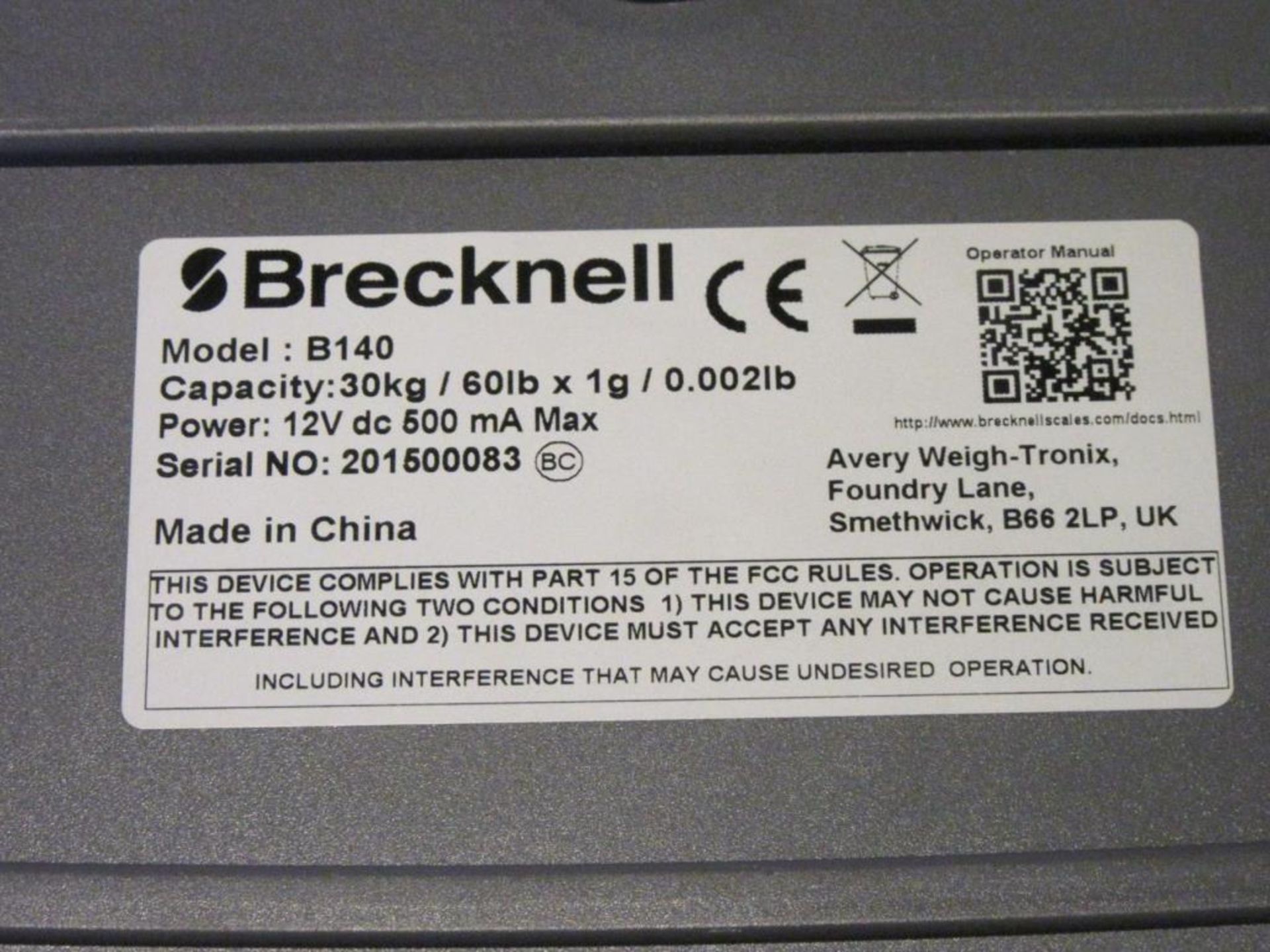 Brecknell Digital Counting Scale - Image 2 of 2