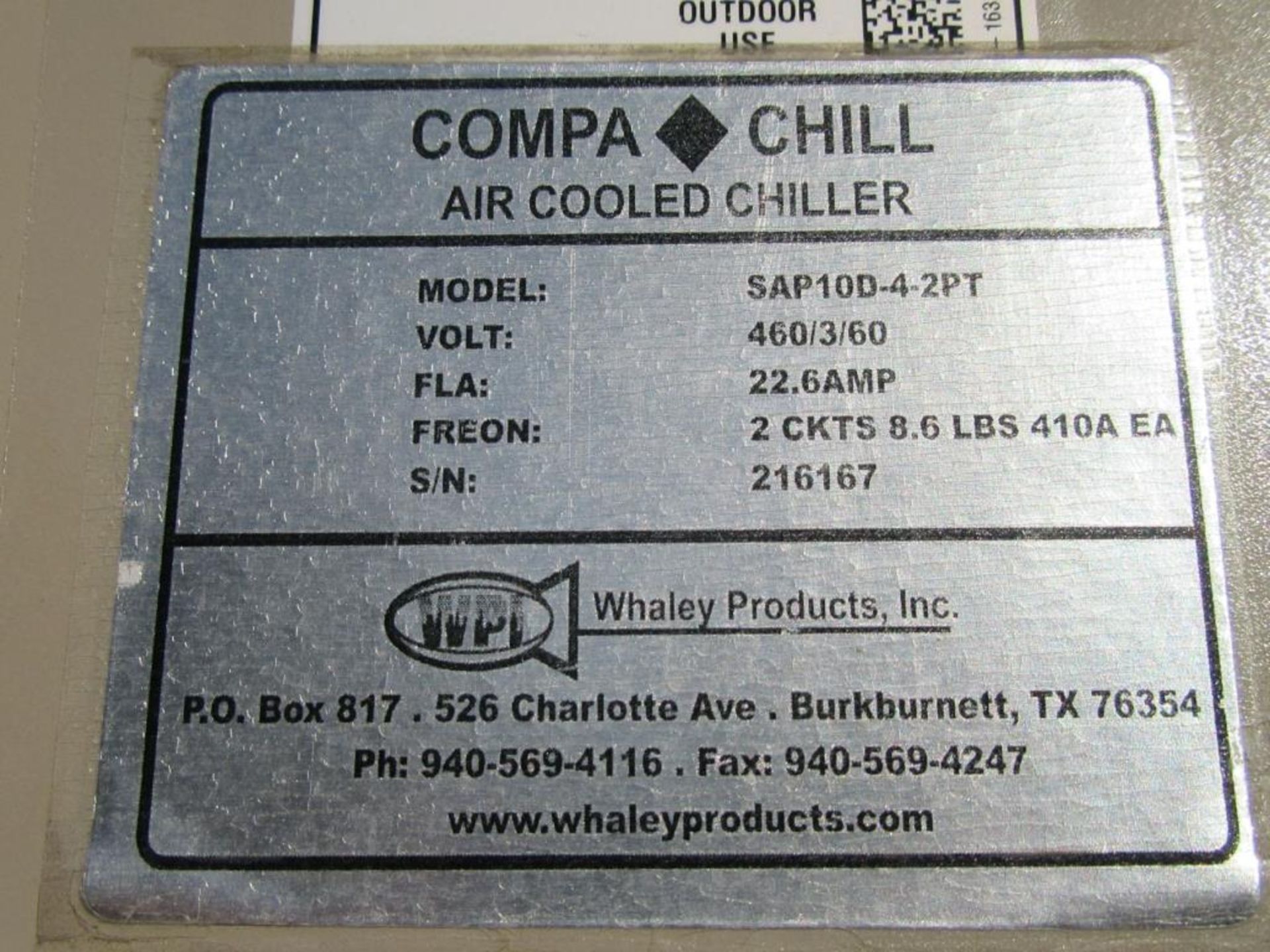 Whaley Products Chiller - Image 2 of 4