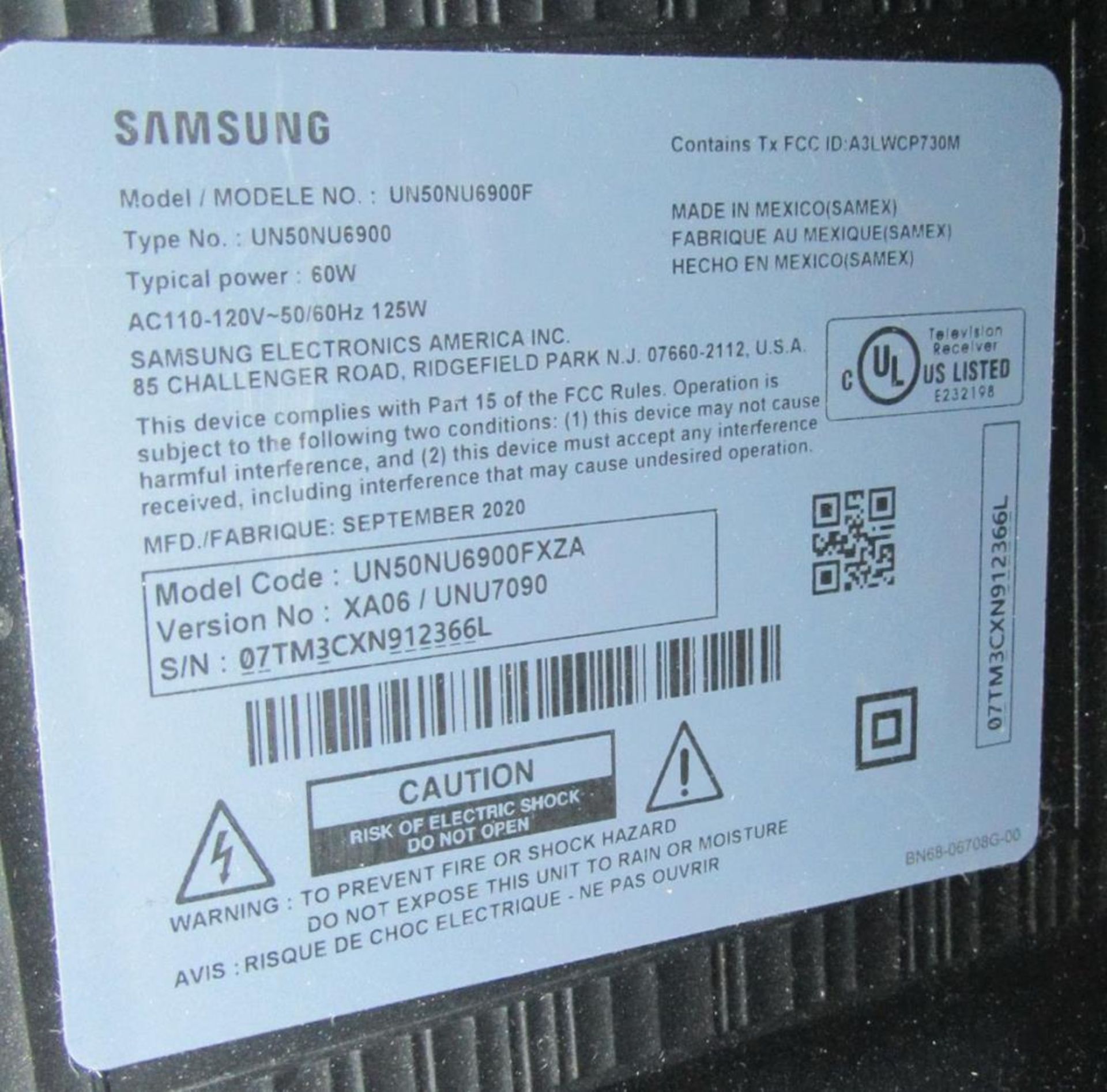 Samsung 50" 4K LED TV - Image 3 of 3