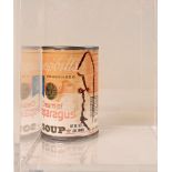 ANDY WARHOL (1928-1987), Autograph - Campbell’s Cream of Asparagus Soup Can signed ‘Andy Warhol’