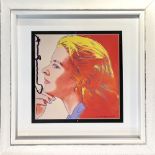 ANDY WARHOL (1928-1987), Autograph - Card featuring ‘Ingrid Bergman’ signed ‘Andy Warhol’