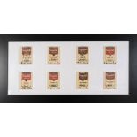 ANDY WARHOL (1928-1987), AUTOGRAPH - 8 postcards Campbell’s Soup Cans signed ‘Andy Warhol’