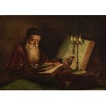 Edouard MOYSE (1827-1908) Candlelight Torah Study