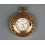 Longines 14K Yellow Gold Roulette Pocket Watch