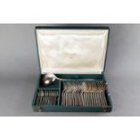 CHRISTOFLE SILVER-PLATED DINING CUTTLERY SET COMPRISING 37 PIECES, CIRCA 1935 AND 1983