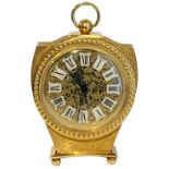 ACCUTRON 18K GOLD PENDANT CLOCK