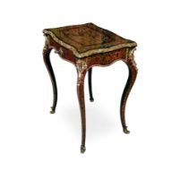 LOUIS XIV STYLE BOULLE MARQUETRY AND GILT BRONZE TABLE Paris, Napoléon III period